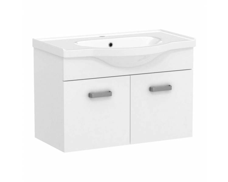 Тумба подвесная с умывальником BUTTERFLY 75 см.