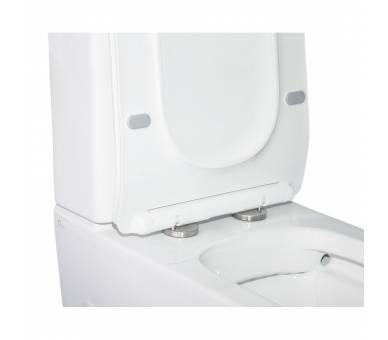 Унитаз-компакт Qtap Crow безободковый с сиденьем Soft-close