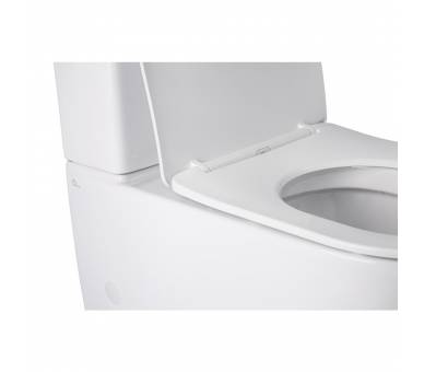 Компактний унітаз Qtap Jay Tornado з м'яким закритим сидінням QT07222176W