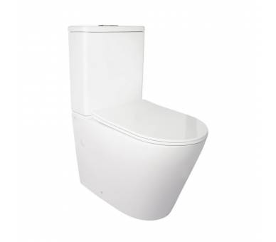 Унитаз-компакт Qtap Stork безободковый с сиденьем Soft-close