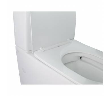 Унитаз-компакт Qtap Stork безободковый с сиденьем Soft-close