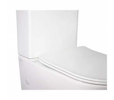 Унитаз-компакт Qtap Stork безободковый с сиденьем Soft-close