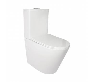 Унитаз-компакт Qtap Stork безободковый с сиденьем Soft-close
