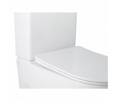 Унитаз-компакт Qtap Stork безободковый с сиденьем Soft-close