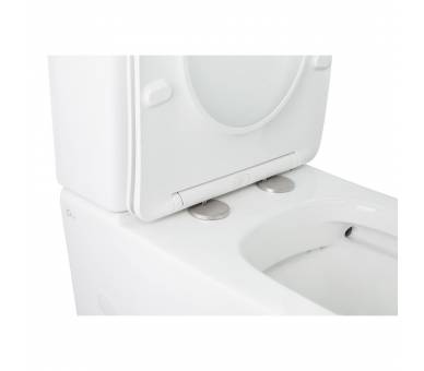 Унитаз-компакт Qtap Stork безободковый с сиденьем Soft-close