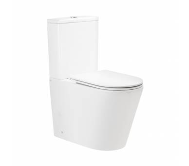 Унитаз-компакт Qtap Scorpio безободковый с сиденьем Soft-close