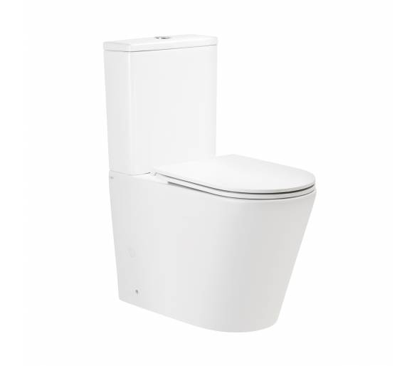 Унитаз-компакт Qtap Scorpio безободковый с сиденьем Soft-close