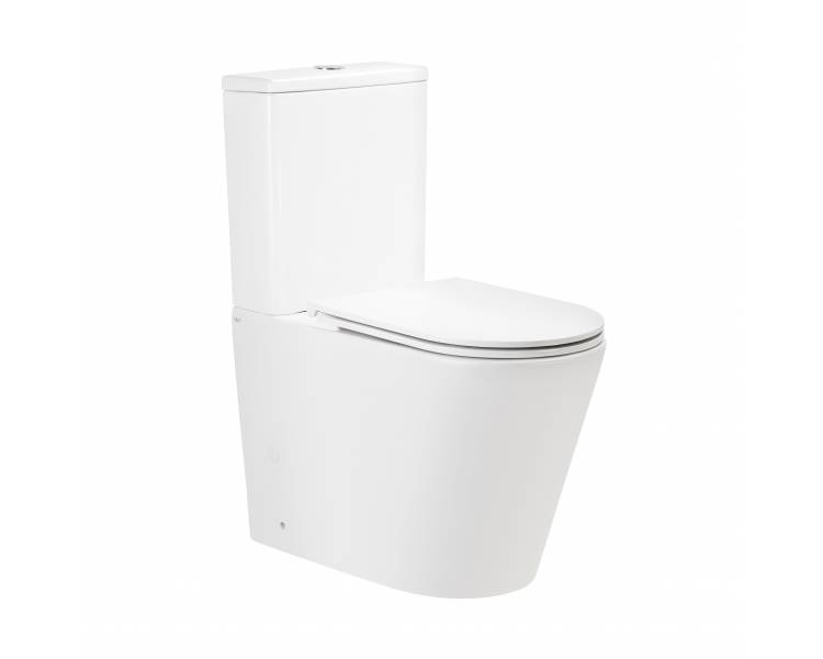 Унитаз-компакт Qtap Scorpio безободковый с сиденьем Soft-close