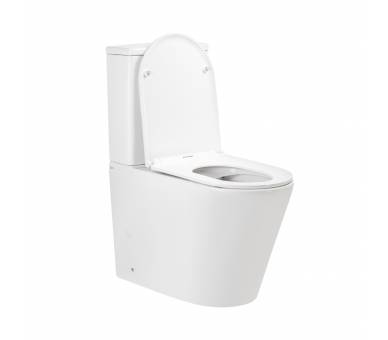Унитаз-компакт Qtap Scorpio безободковый с сиденьем Soft-close