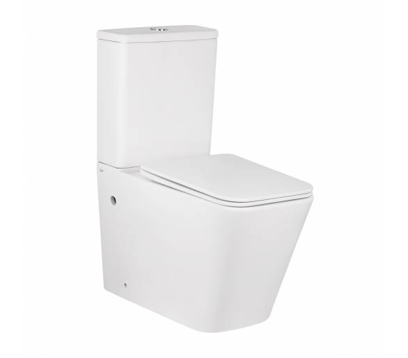 Qtap Унітаз без обода Tern компактний з м'яким закритим сидінням