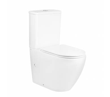 Унитаз-компакт Qtap Robin безободковый с сиденьем Soft-close
