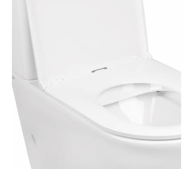 Унитаз-компакт Qtap Robin безободковый с сиденьем Soft-close