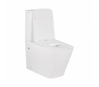 Qtap Унітаз без обода Tern компактний з м'яким закритим сидінням