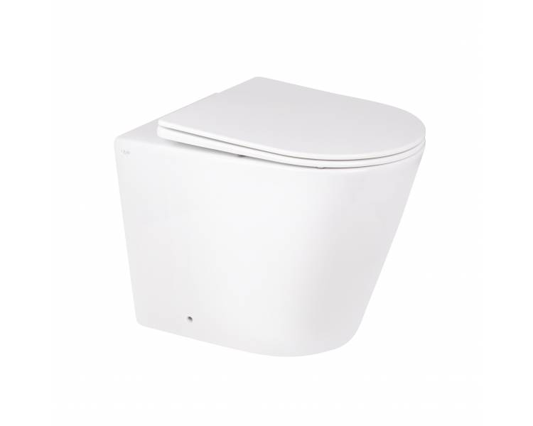 Вуличний туалет Qtap SWAN без обода з сидінням Soft-close QT16223178W