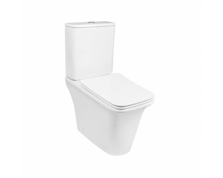 Унитаз-компакт Qtap Kalao безободковый с сиденьем Soft-close