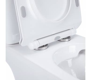 Унитаз-компакт Qtap Presto безободковый с сиденьем Soft-close