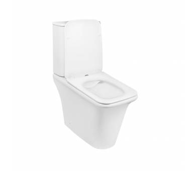 Унитаз-компакт Qtap Kalao безободковый с сиденьем Soft-close