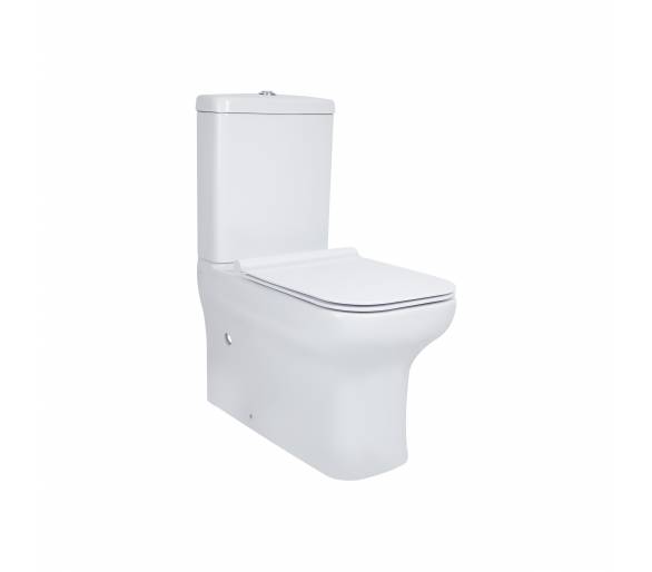 Унитаз-компакт Qtap Cardinal безободковый с сиденьем Soft-close