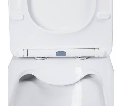 Унитаз-компакт Qtap Nando безободковый с сиденьем Soft-close QT12221222AW