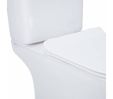 Унитаз-компакт Qtap Presto безободковый с сиденьем Soft-close