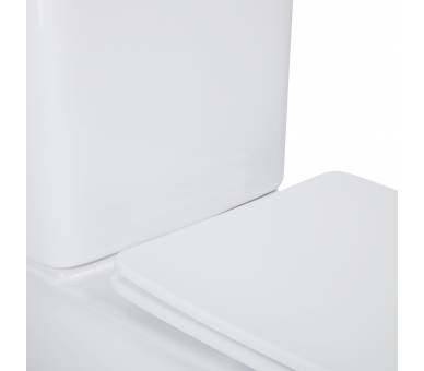 Унитаз-компакт Qtap Nando безободковый с сиденьем Soft-close QT12221222AW