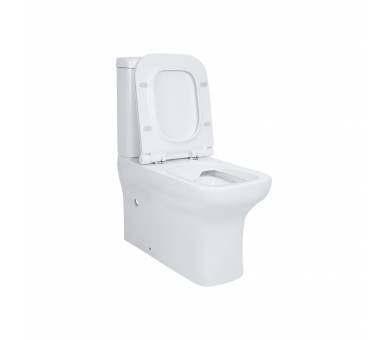 Унитаз-компакт Qtap Cardinal безободковый с сиденьем Soft-close