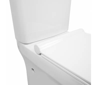 Унитаз-компакт Qtap Aquarius безободковый с сиденьем Soft-close