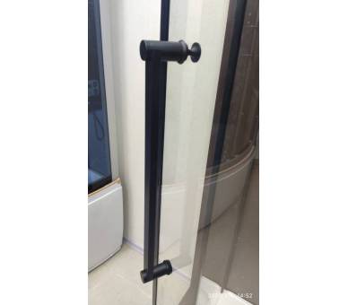 Душова кабіна Veronis KN-8-15 Black 90x90x205 з піддоном