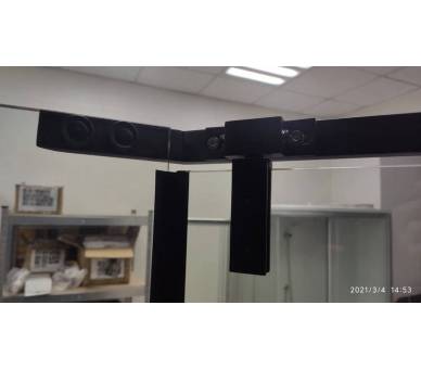 Душова кабіна Veronis KN-8-15 Black 90x90x205 з піддоном