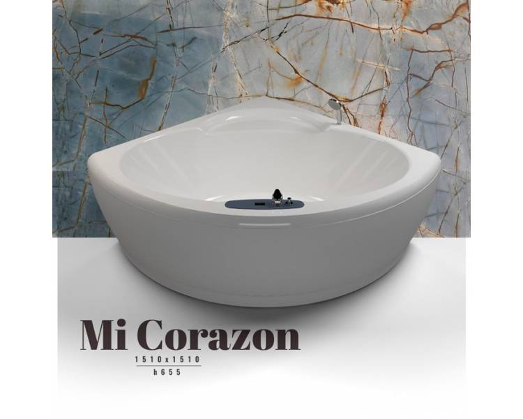 Акрилова ванна WGT Mi Corazon corner 151*151 Easy
