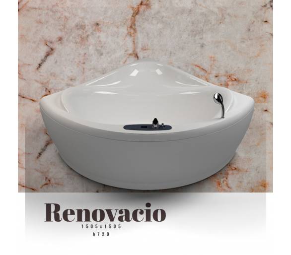 Акриловая ванна WGT Renovazio угловая 150*150 Easy