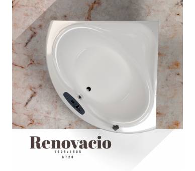 Акриловая ванна WGT Renovazio угловая 150*150 Easy