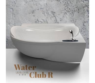 Акрилова ванна WGT Water Club R права асиметрична 199*149 Легко