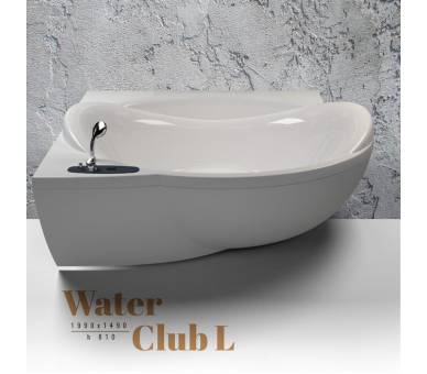 Акрилова ванна WGT Water Club L залишена асиметричною 199*149 Easy