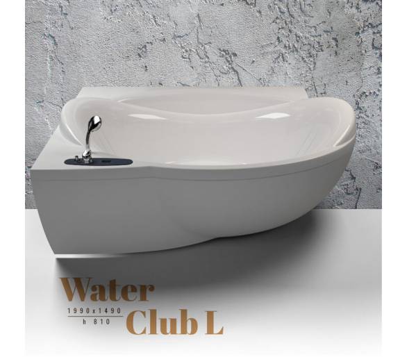 Акрилова ванна WGT Water Club L залишена асиметричною 199*149 Easy