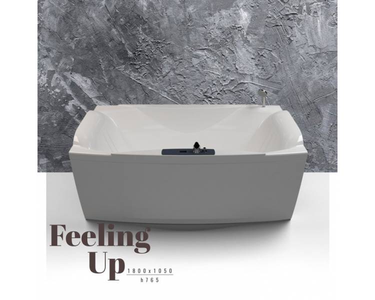 Акриловая ванна WGT Feeling Up отдельностоящая 180*105 Easy