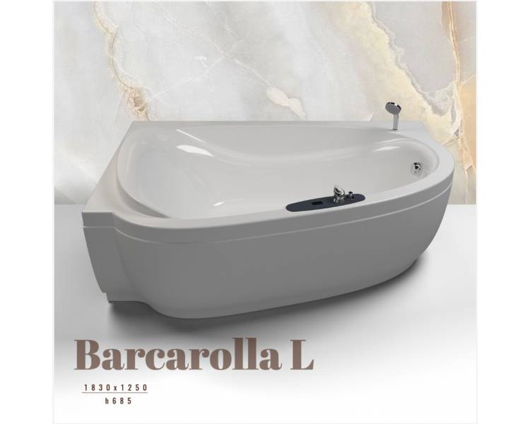 Акрилова ванна WGT Barcarolla L залишена асиметрична 183*125 Easy