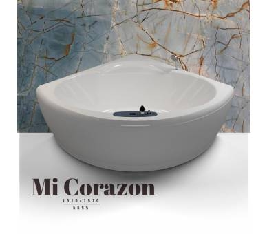 Гідроаеромасажна ванна WGT Mi Corazon куточок 151х151 Hydro Aero