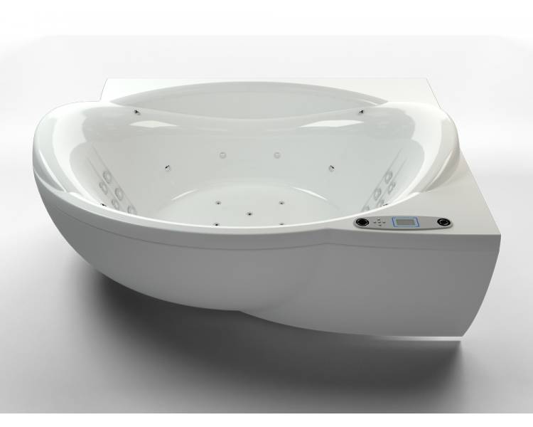 Гидроаэромассажная ванна WGT Water Club R правая асимметричная 199x149 Hydro Aero