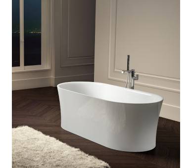 Окремо стоїть акрилова ванна Albatros Idea F Oval 170x80 з аеромасажем