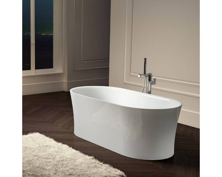 Отдельностоящая акриловая ванна Albatros Idea F Oval 170x80 с аэромассажем