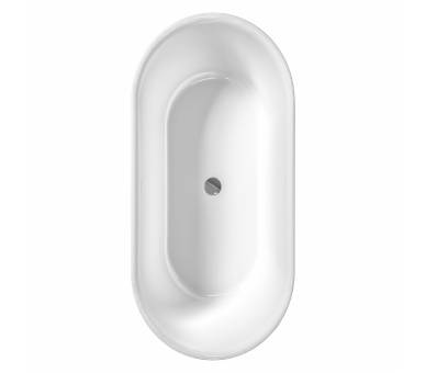 Окремо стоїть акрилова ванна Albatros Idea F Oval 170x80 з аеромасажем