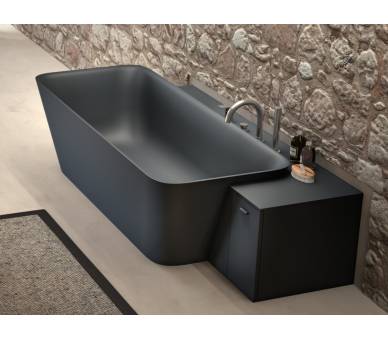 Аэромассажная каменная ванна Albatros Soreha Wall 196x88