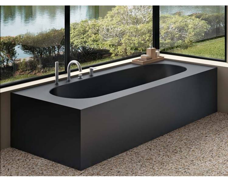 Аэромассажная ванна из искусственного камня Albatros Ethos Panel 220x120
