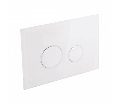 Набор инсталляция 4 в 1 Qtap Nest ST с круглой панелью смыва QT0133M425V1164GW