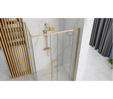 Душова кабіна REA SOLAR 100X80 gold