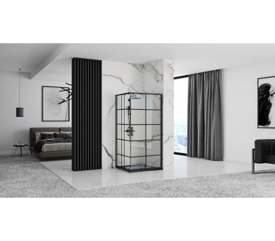 Душевая кабина REA CONCEPT 80X80 черный