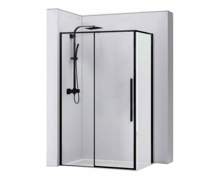 Душова кабіна REA SOLAR 120X90 чорного кольору