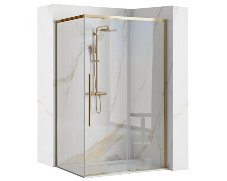 Душова кабіна REA SOLAR 90X90 gold