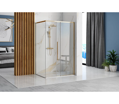 Душова кабіна REA SOLAR 90X90 gold